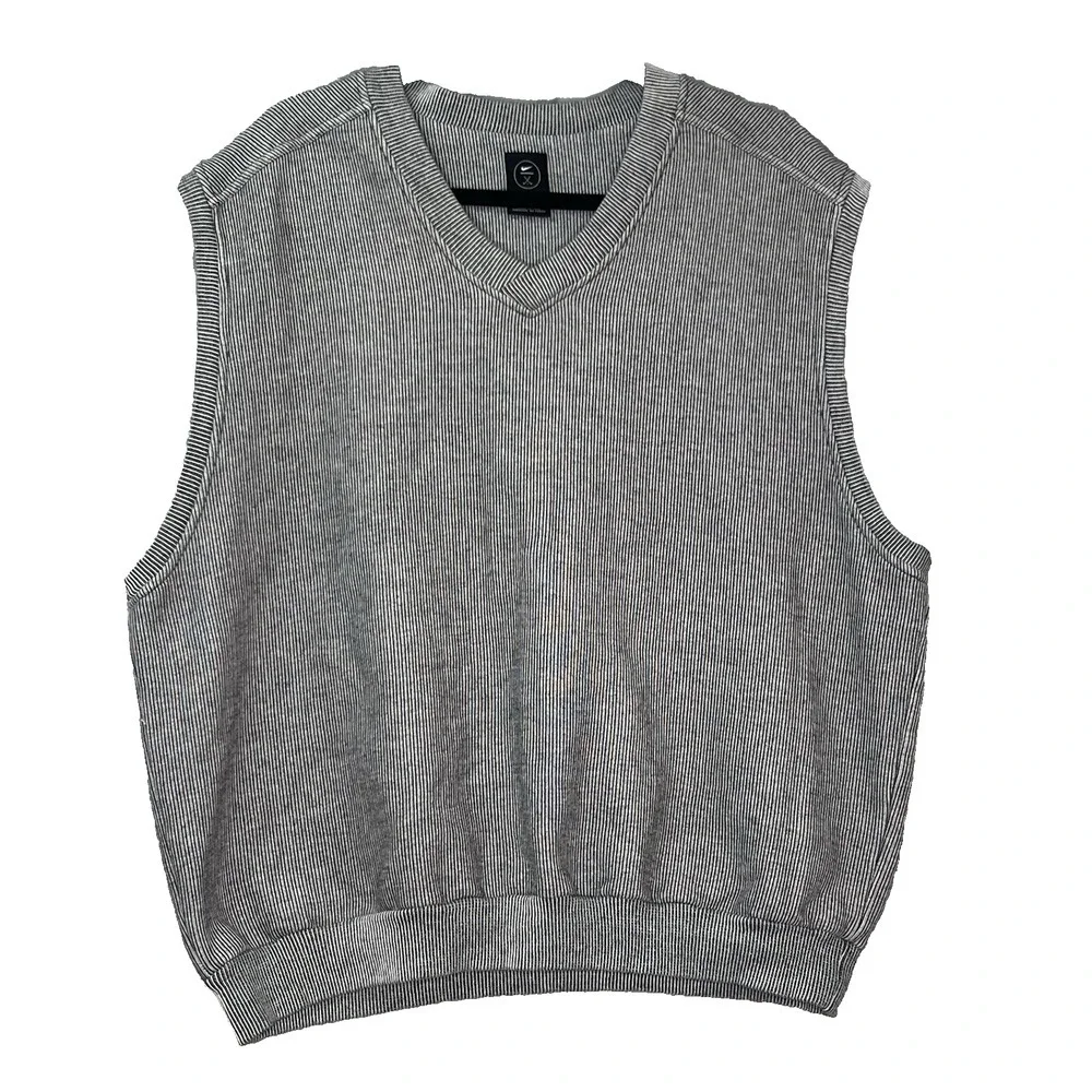 90'S Nike Golf Sweat Vest Made in‎ Peru Men's XL V-neck Pullover Vintage Fleece